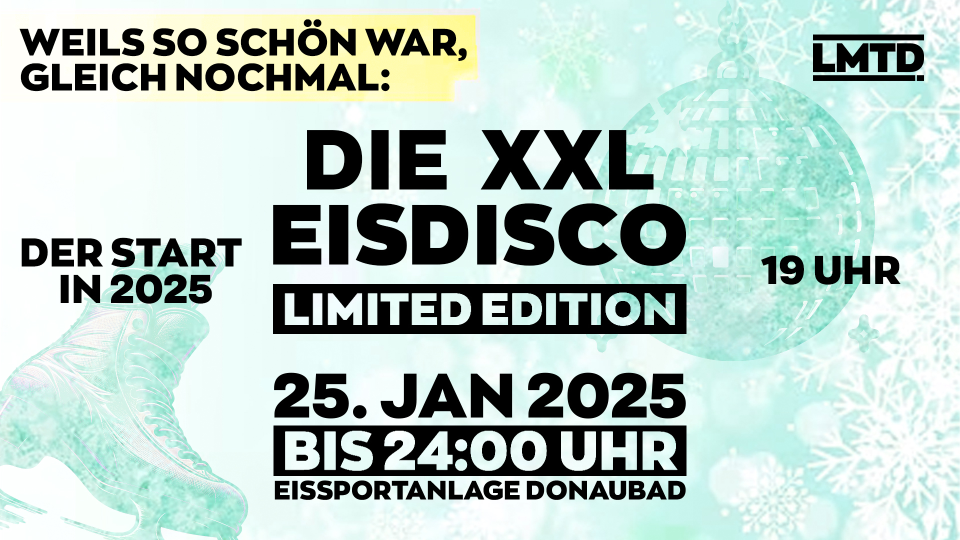 Eisdisco Donaubad